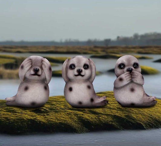 Three Wise Seals Ornaments