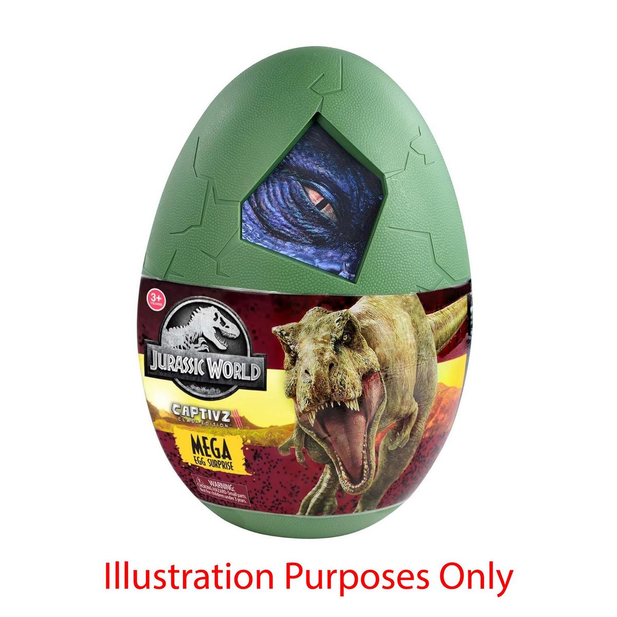 Jurassic World Captivz Mega Egg Action Figures