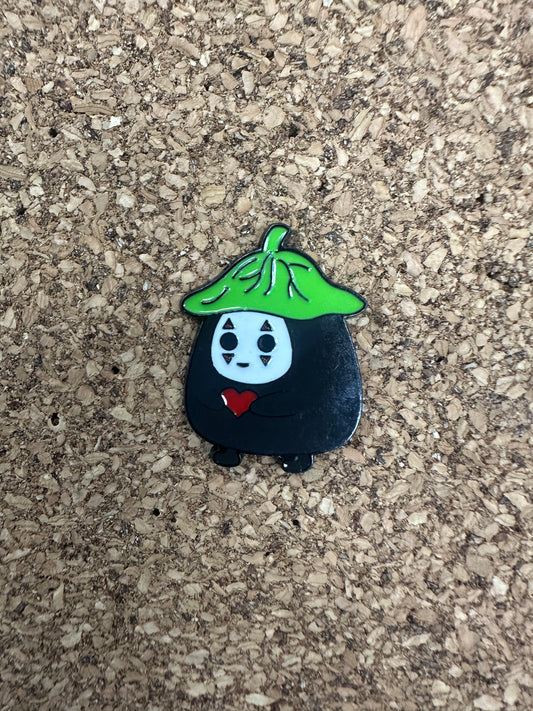 Studio Ghibli Spirited Away No Face Pin Badge