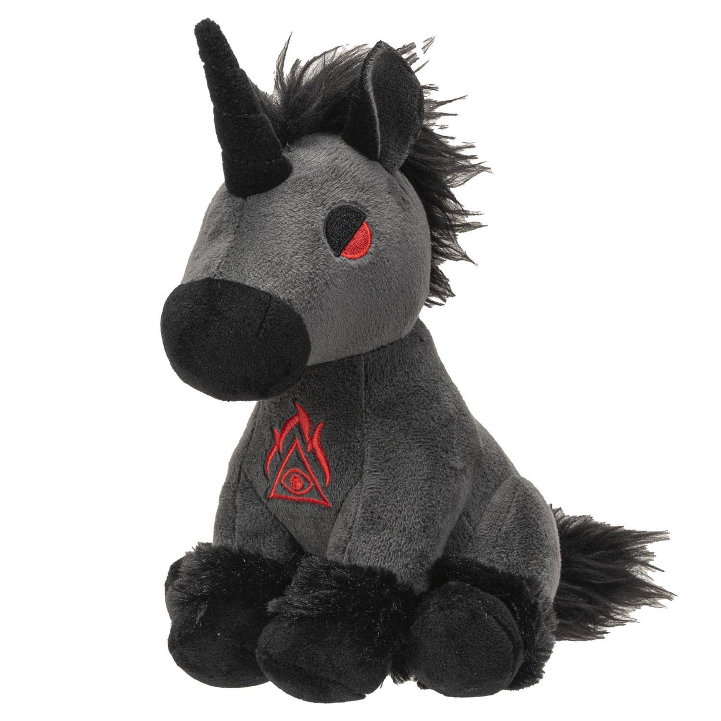 Black Unicorn Fluffy Fiends Plush