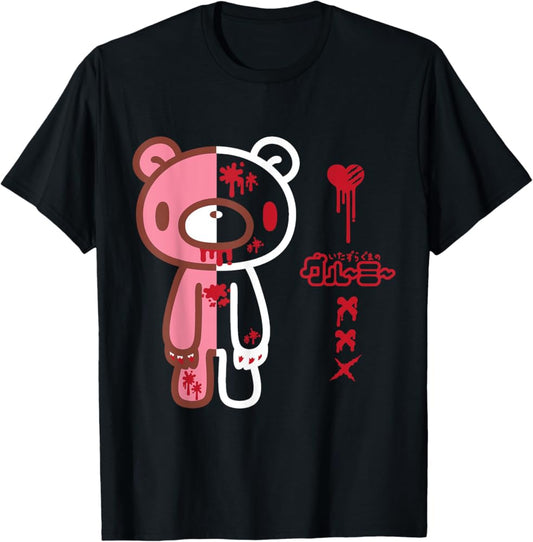 Gloomy Bear Half Dead Black T-Shirt