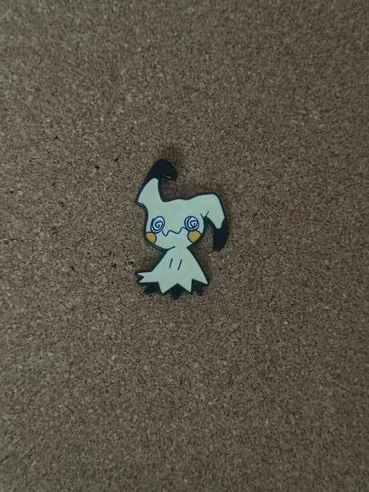 Mimikyu Sitting Down Tilt Right Pin Badge