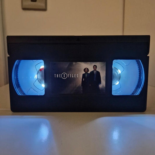 The X-Files Mulder and Scully (TV Show) VHS LED Lamp