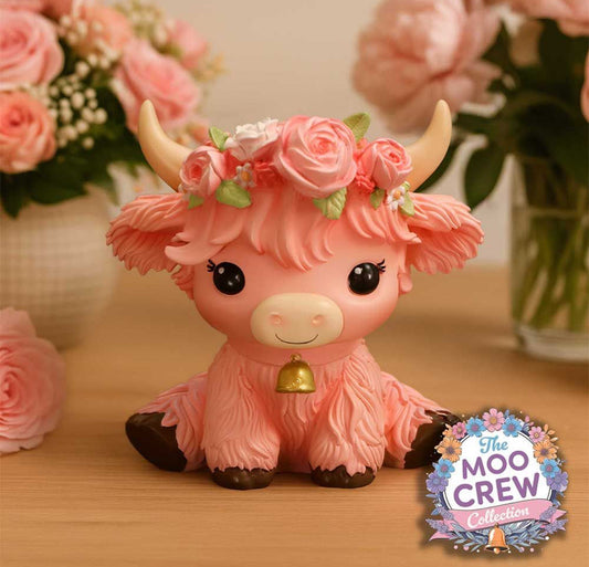 The Moo Crew Primrose The Highland Cow Statue