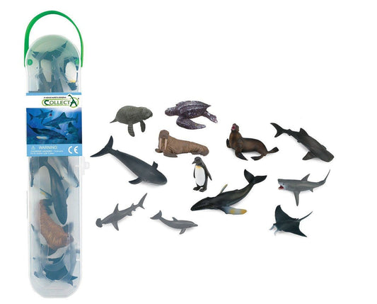 Sea Animals Miniature Figures Collectors Box