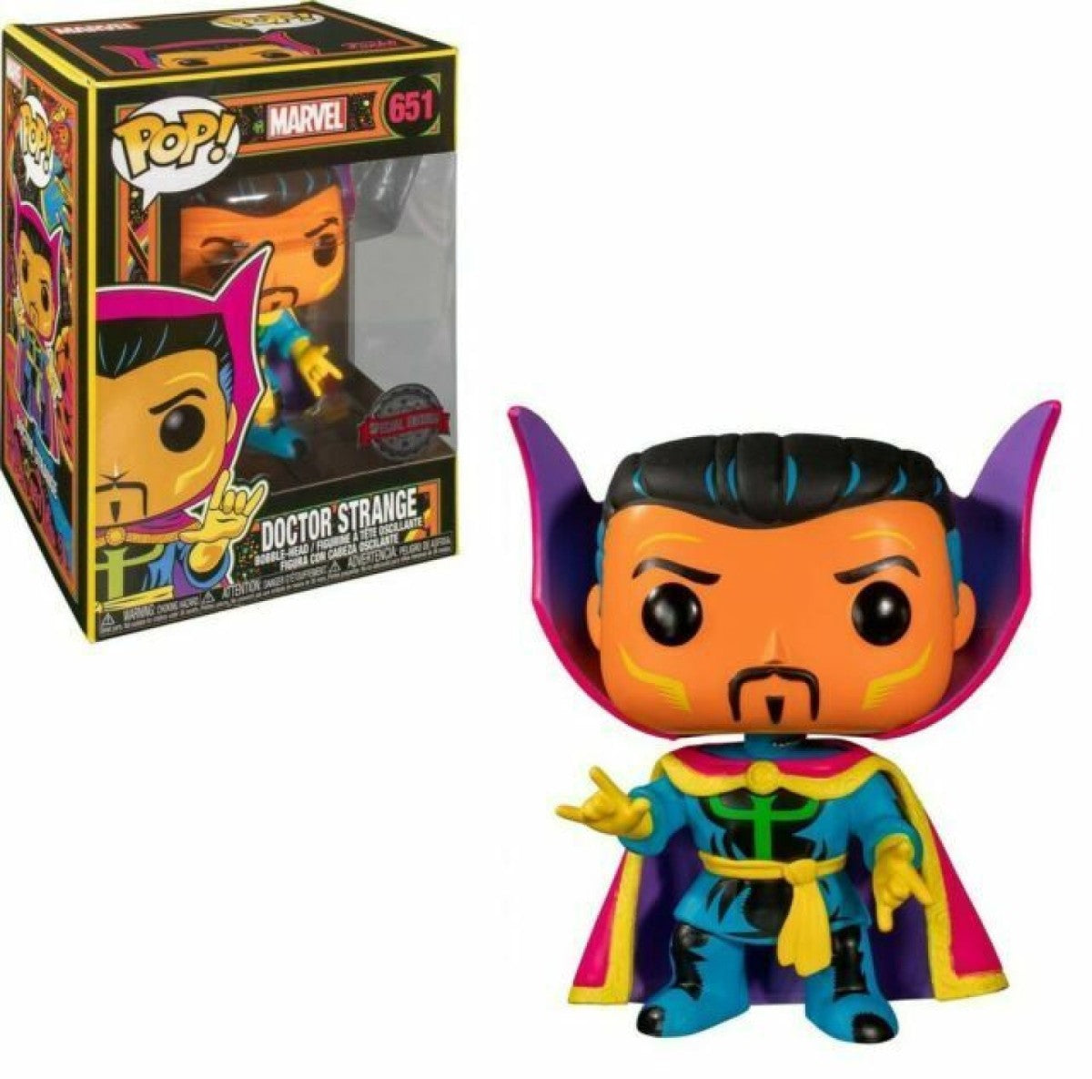 Marvel Doctor Strange 651 Blacklight Funko Pop! Vinyl Figure