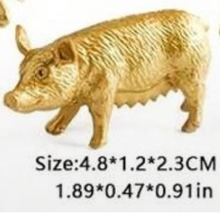 Golden Pig Small Figure
