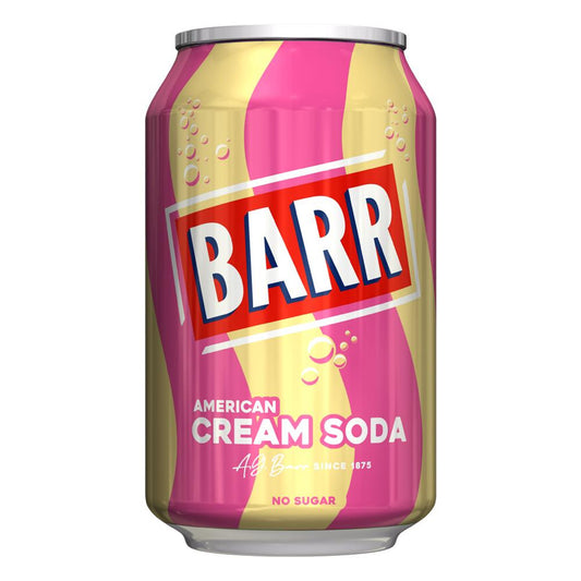 BARR American Cream Soda 330ml Can