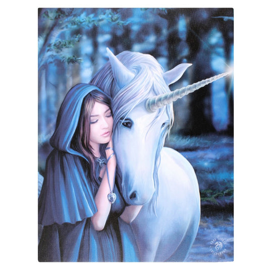 Solace 19x25cm Canvas Plaque by Anne Stokes