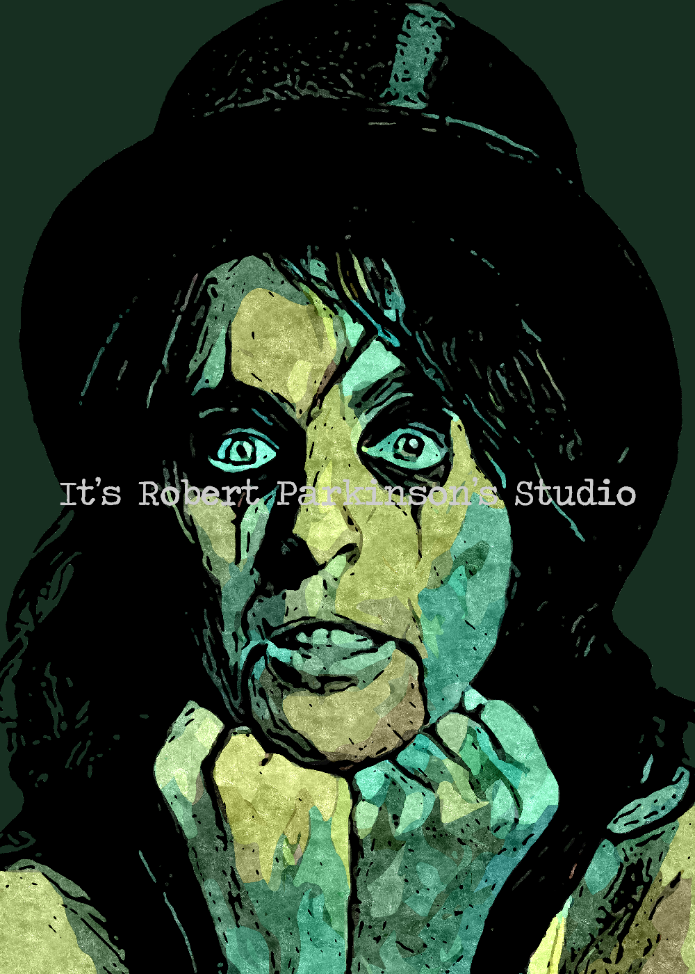 Alice Cooper A4 Art Print