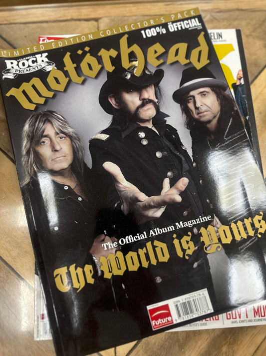 Classic Rock Presents Motörhead Official Album Magazine Limited Edition Collectors Pack