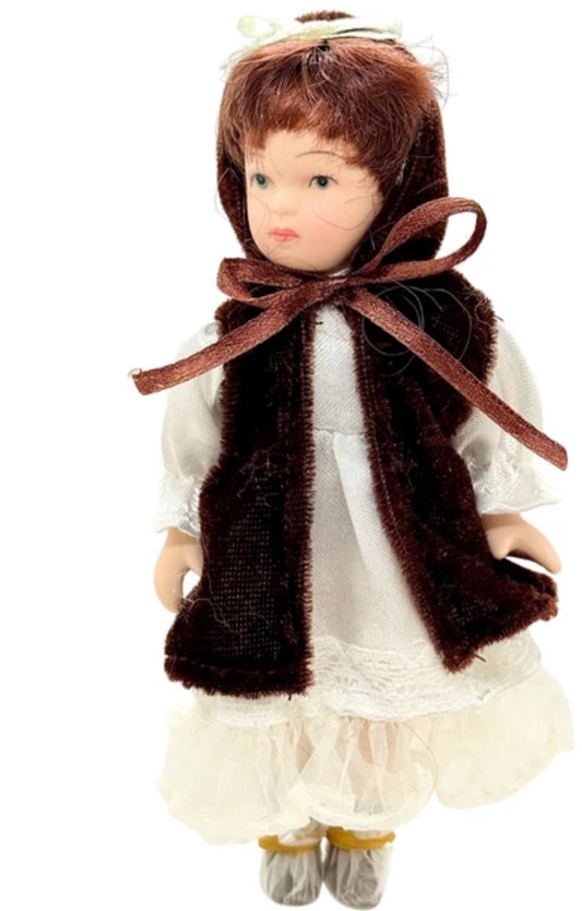Miss Julie Miniature Porcelain Doll