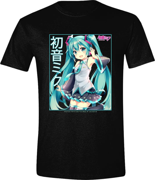 Hatsune Miku Listen Up Black T-Shirt