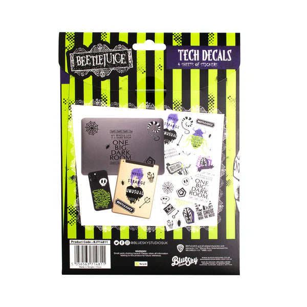 Beetlejuice Gadget Decals