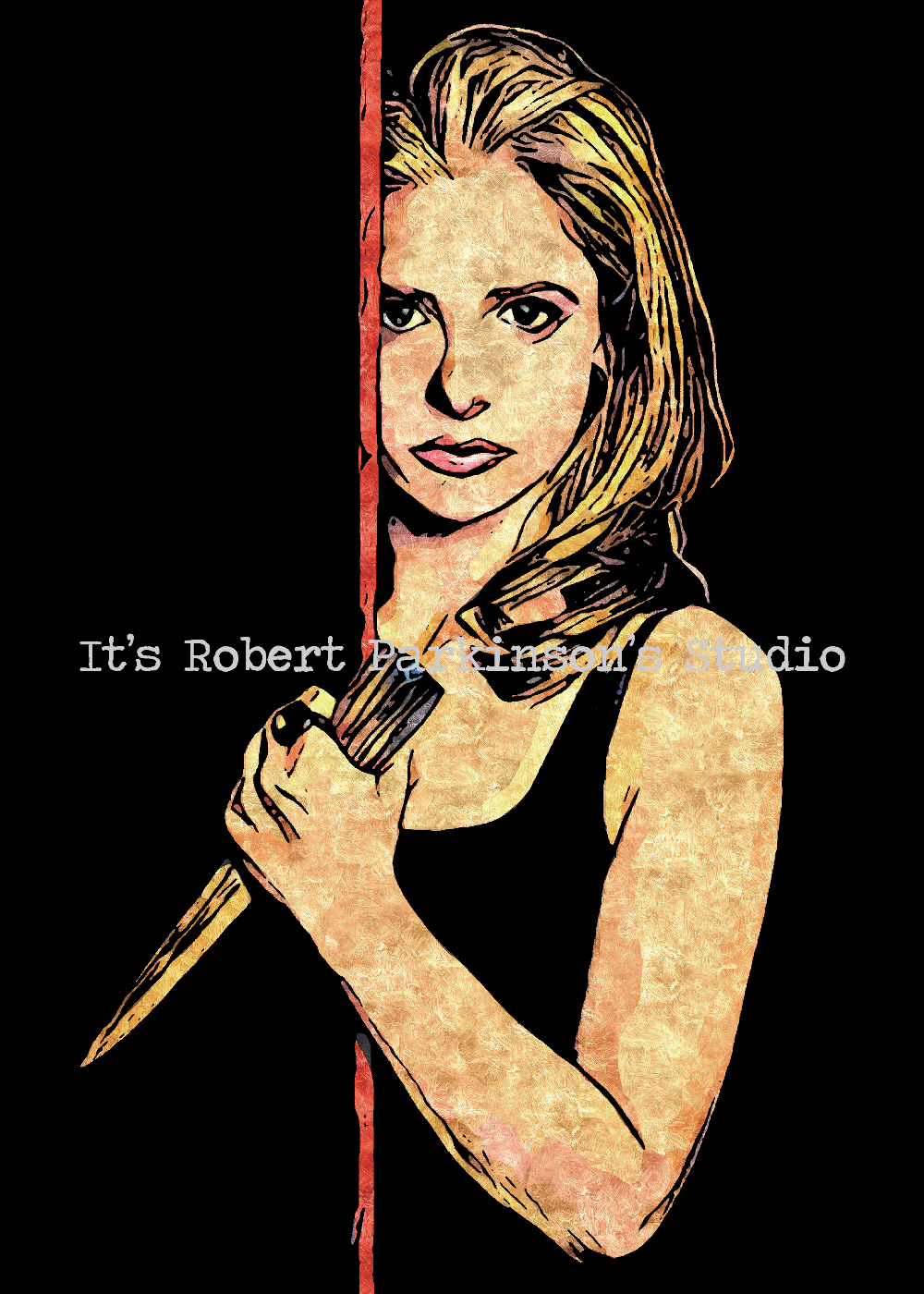 Buffy the Vampire Slayer A4 Art Print