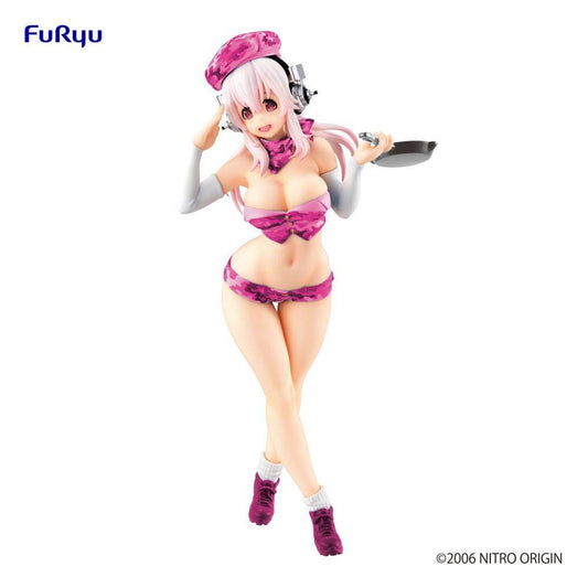 Super Sonico Special: Super Sonico Military PVC Statue