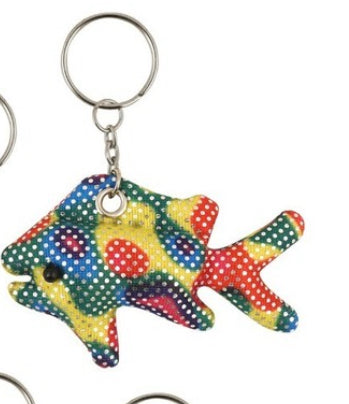 Colourful Sand Animal Keyrings