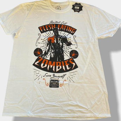 Resident Evil Flesh Eating Zombies White T-Shirt