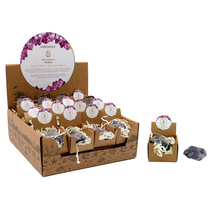 Rough Amethyst Crystal In Gift Box