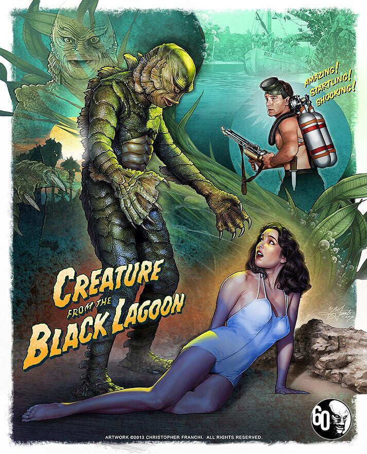 Creature from the Black Lagoon Tin Sign