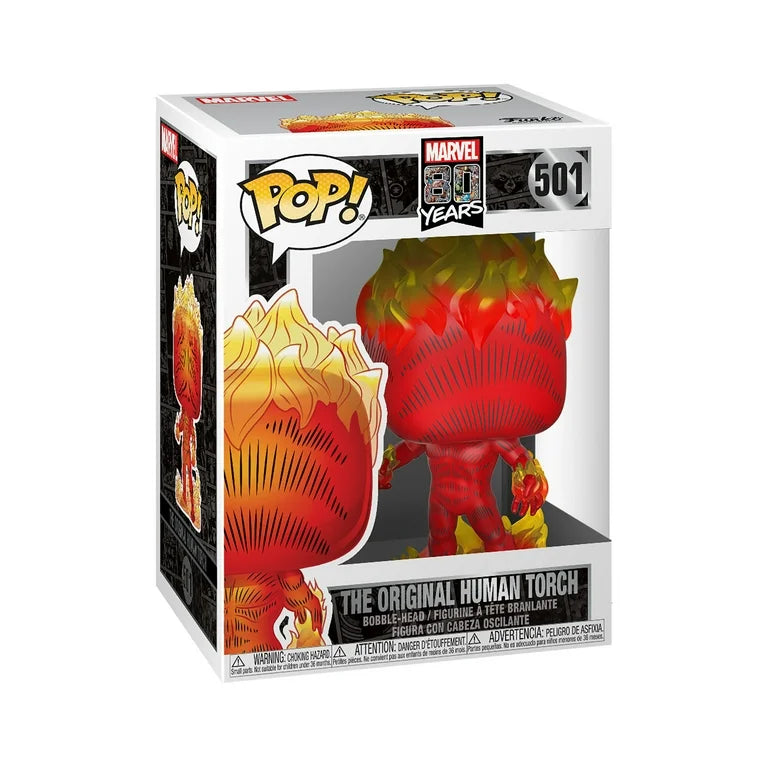 Marvel 80 Years 501 Human Torch Funko Pop! Vinyl Figure