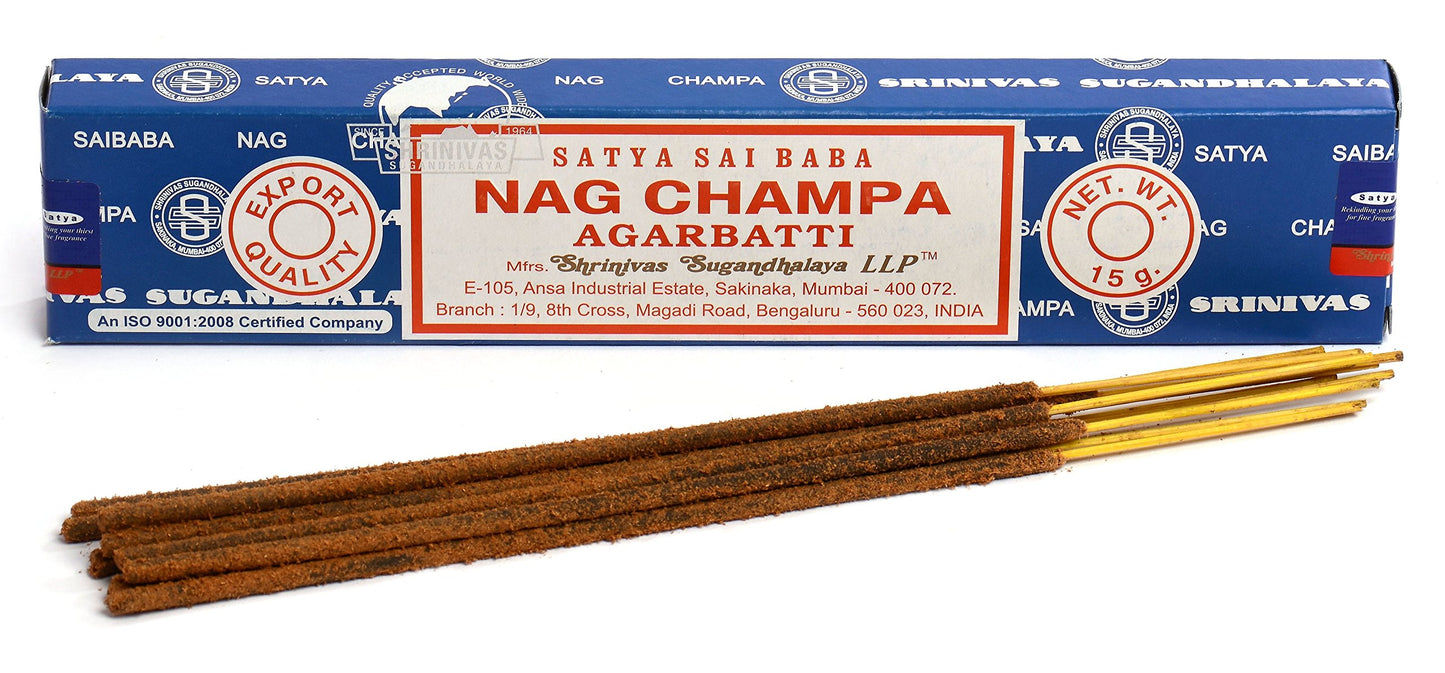 Nagchampa 15g Incense Sticks By Satya
