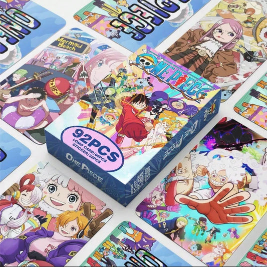 One Piece Collectible Card & Sticker Set (92pc)