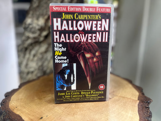 Halloween +  Halloween 2 Special Edition Double Feature VHS