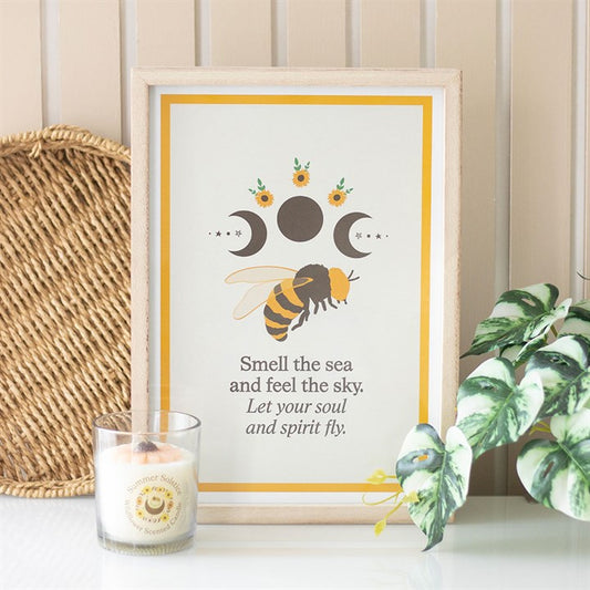Bee Framed Wall Art Print