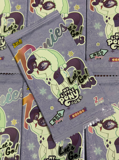 My Little Pony Ponies Let’s go! Trading Card Pack (Rarity)