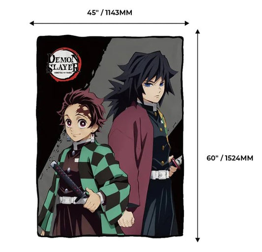 Demon Slayer 'Demon Corps' Fleece Throw Blanket