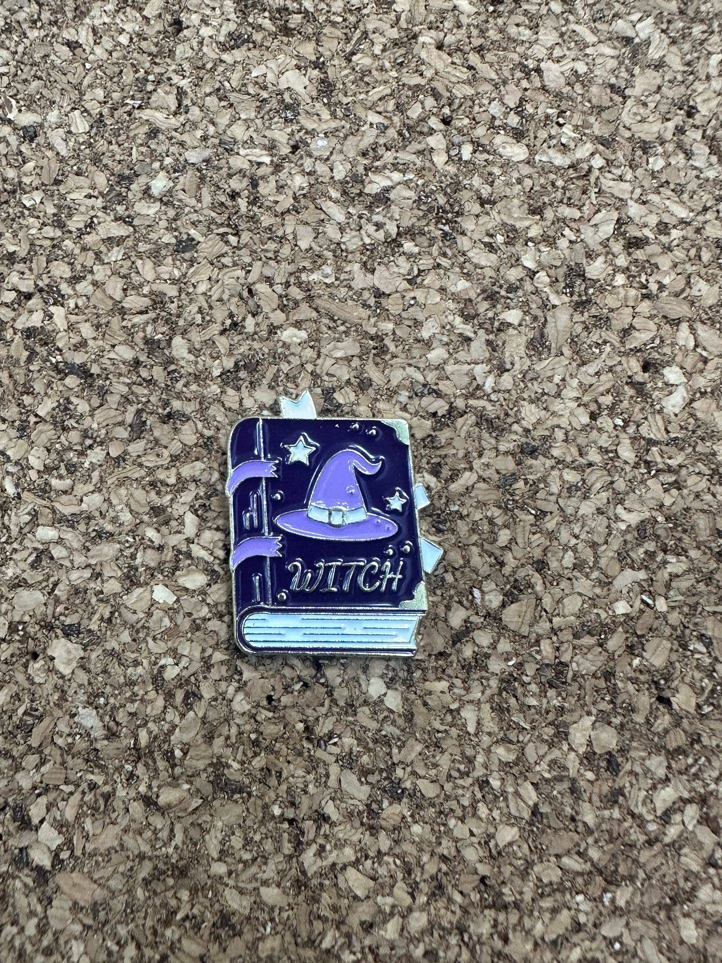 Witch Book of Spells Pin Badge