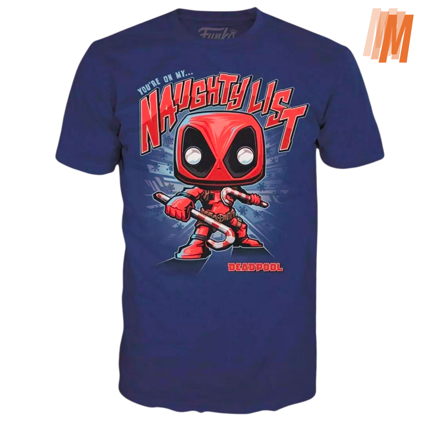 Marvel “You’re on my naughty list” Deadpool T-Shirt