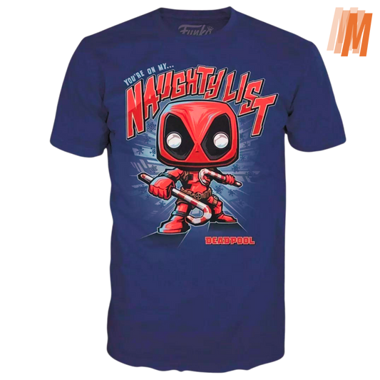 Marvel “You’re on my naughty list” Deadpool T-Shirt