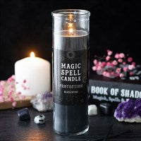 Magic Spell Protection Black Opium Scented Candle