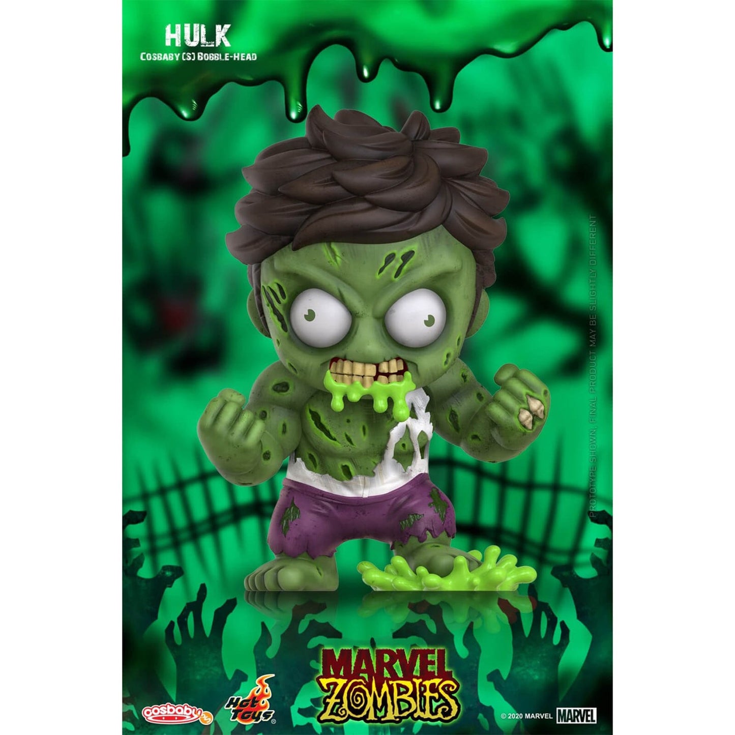 Marvel Zombies Hulk Cosbaby Vinyl Figure