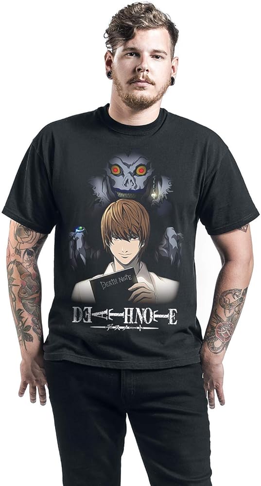 Death Note Behind The Death Black T-Shirt