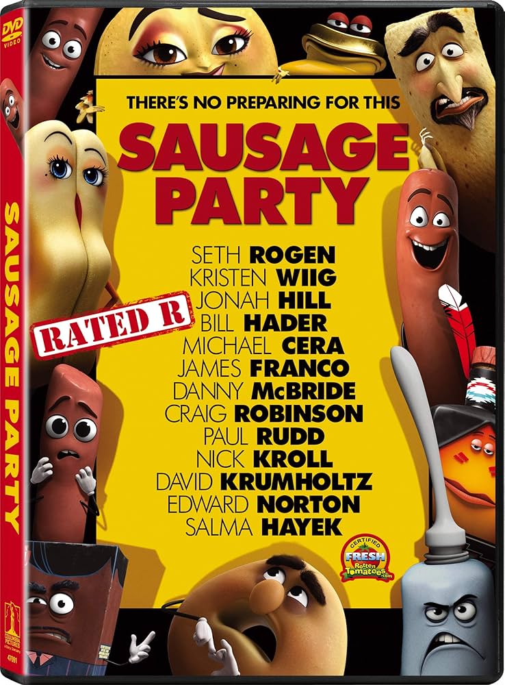 Sausage Party Reigon 4 DVD