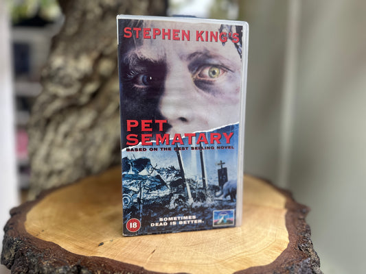 Pet Sematary VHS Tape