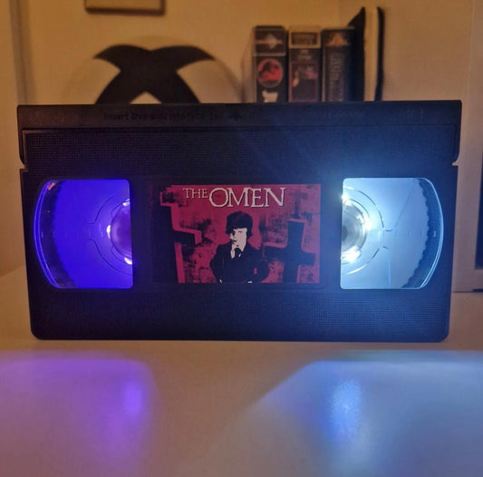 The Omen (1976) VHS LED Lamp