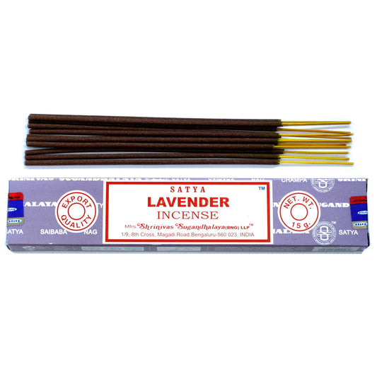 Satya Lavender 15g Incense Sticks
