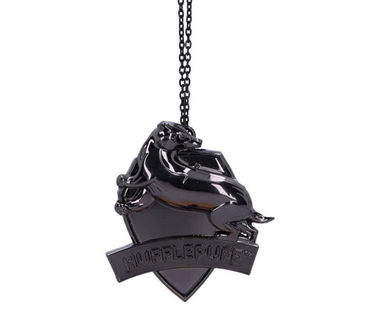 Harry Potter Silver Hufflepuff Crest Hanging Ornament