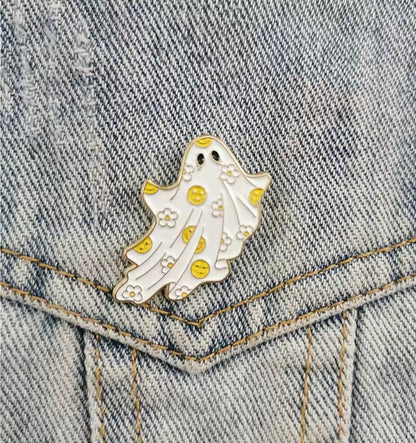 Ghost Pin Badge