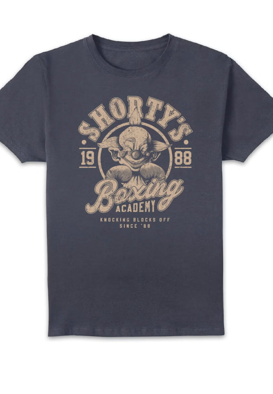 Killer Klowns from Outer Space: Shorty’s Boxing Academy Navy T-Shirt