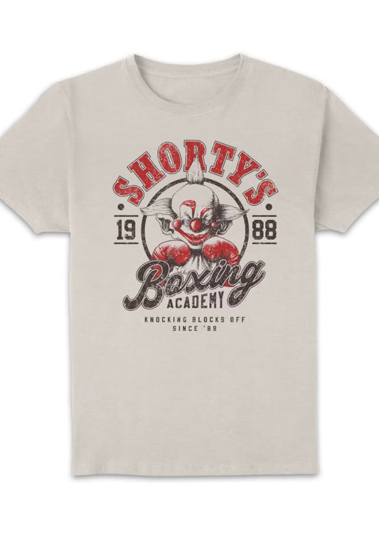 Killer Klowns from Outer Space: Shorty’s Boxing Academy White Vintage T-Shirt