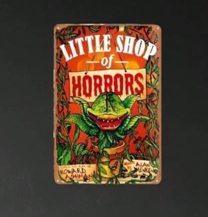 Little Shop of Horrors Metal Sign