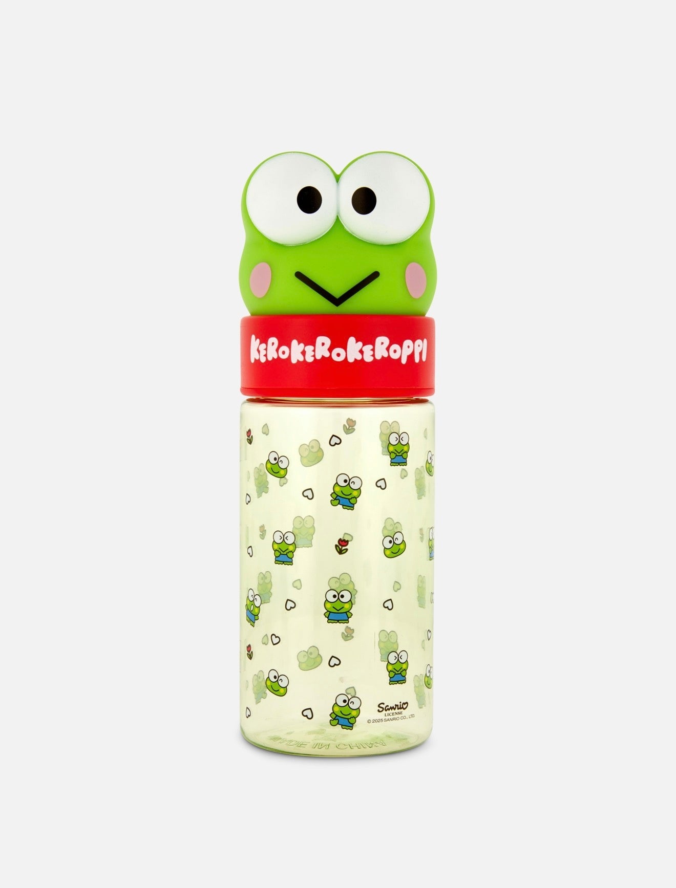 Sanrio Kerokerokeroppi (Keroppi) 450ml Water Bottle