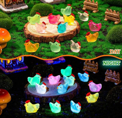 Chicken Miniature Luminous Figure