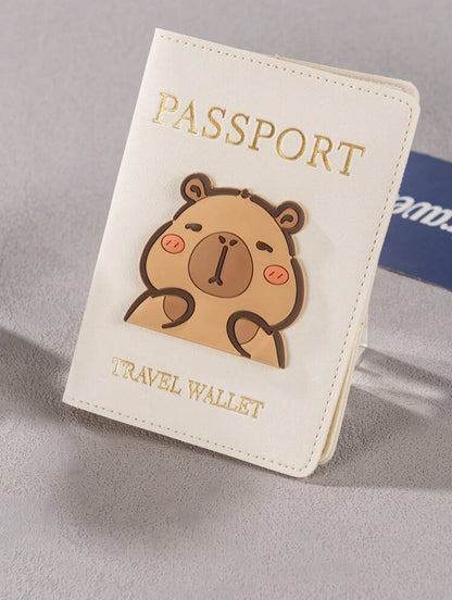 Capybara Passport Travel Wallet