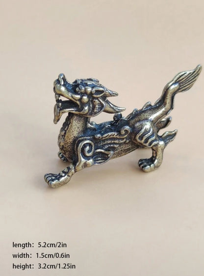 Chinese Dragon Metal Figure